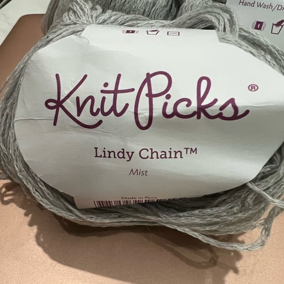 Knit Picks Lindy Chain Yarn -3 skeins in Mist color - Picture 5 of 7